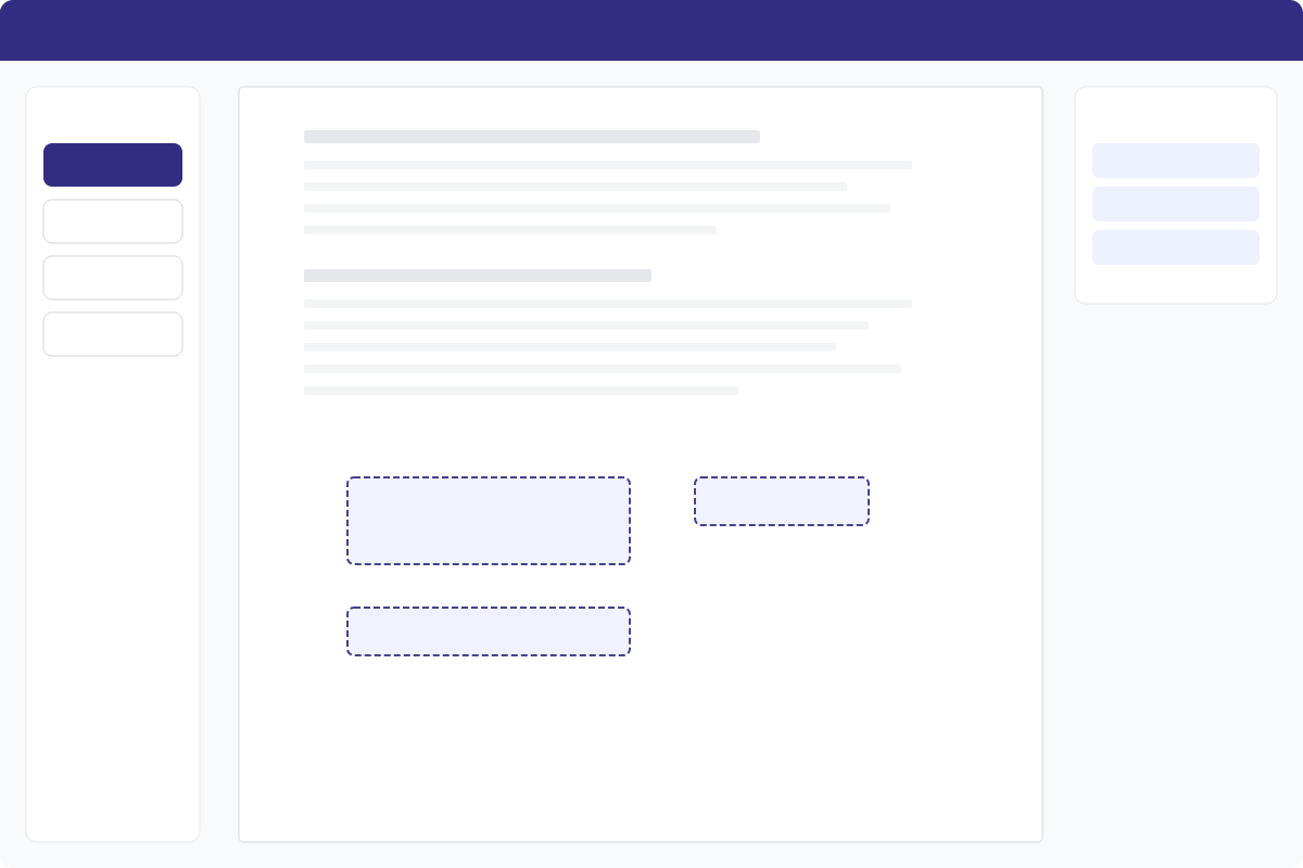 PDF document with signature field overlays being placed